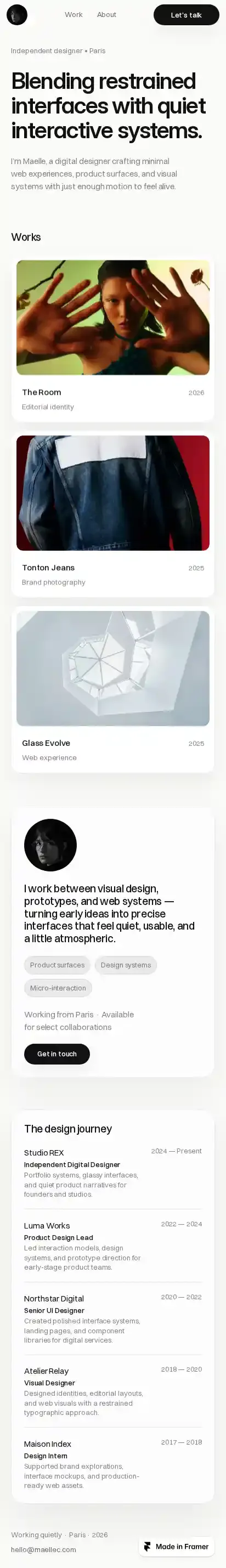 Zaps home page on mobile