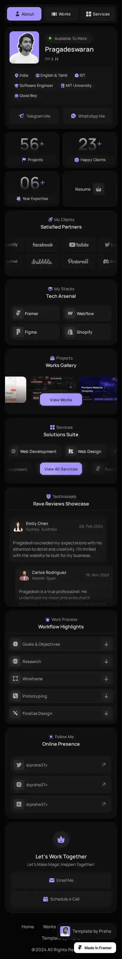 Zento home page on mobile