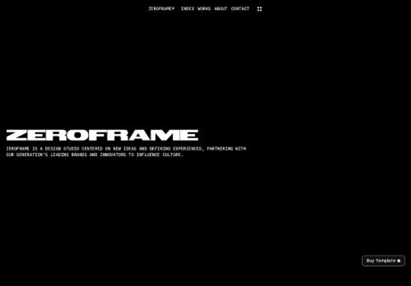 ZeroFrame home page on desktop