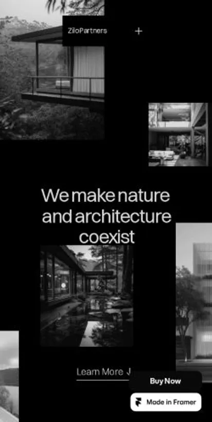 Zilo home page on mobile