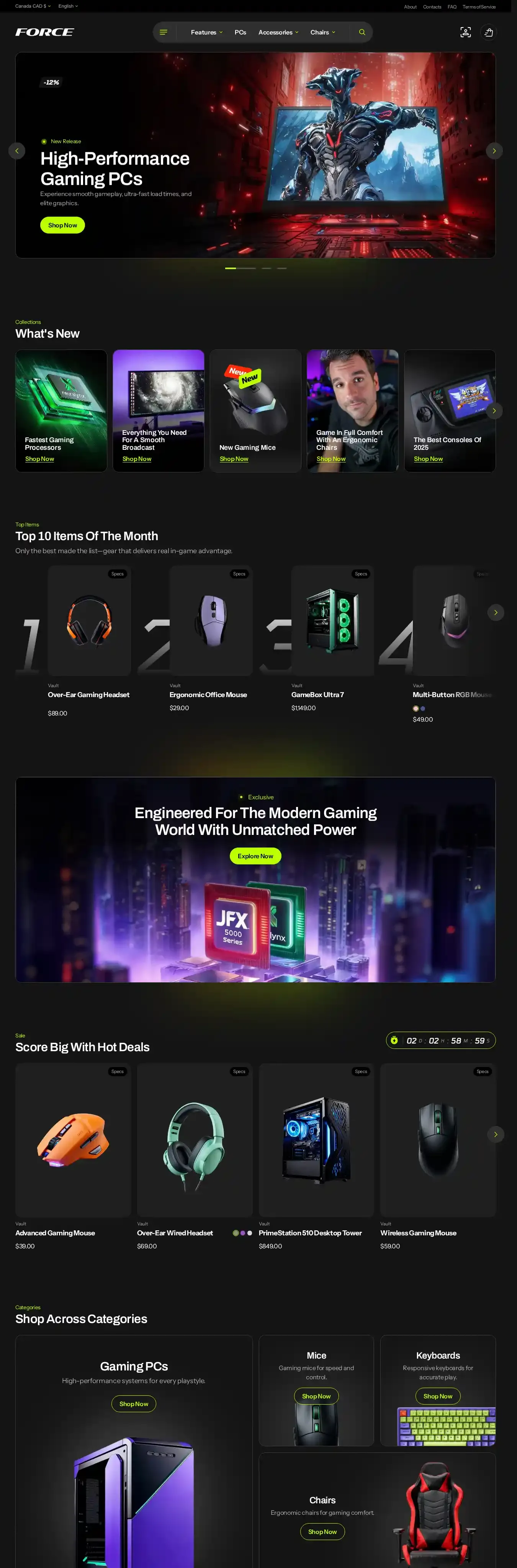 Force home page on desktop