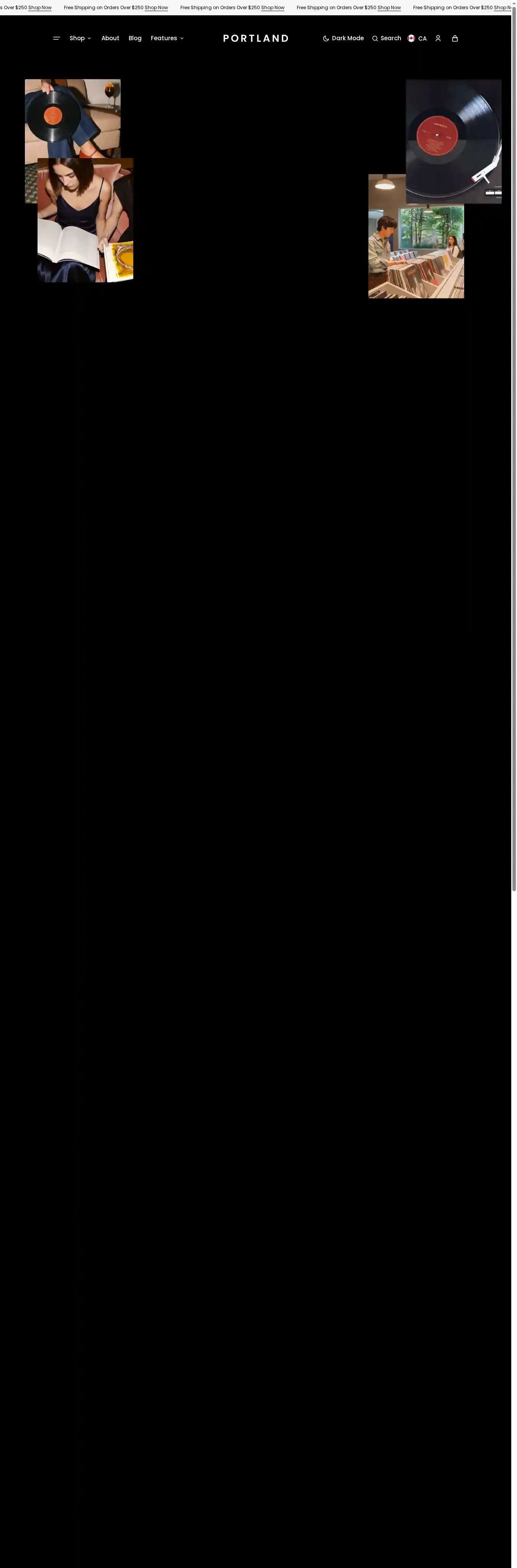 Portland home page on desktop