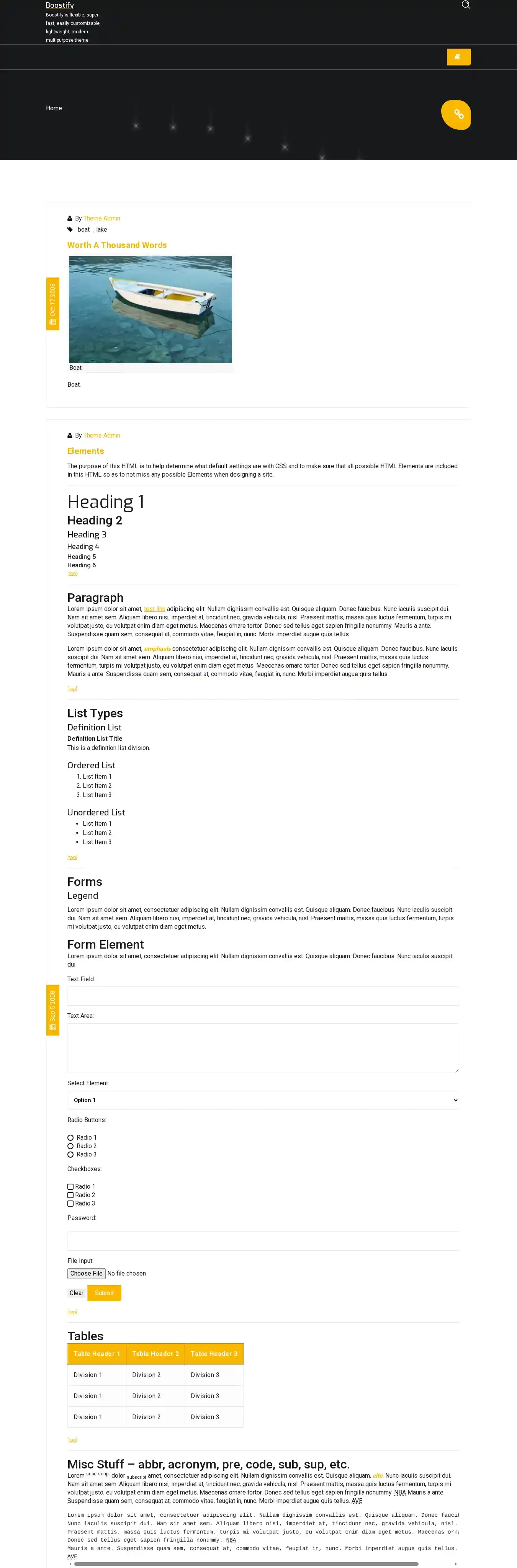 Boostify home page on desktop