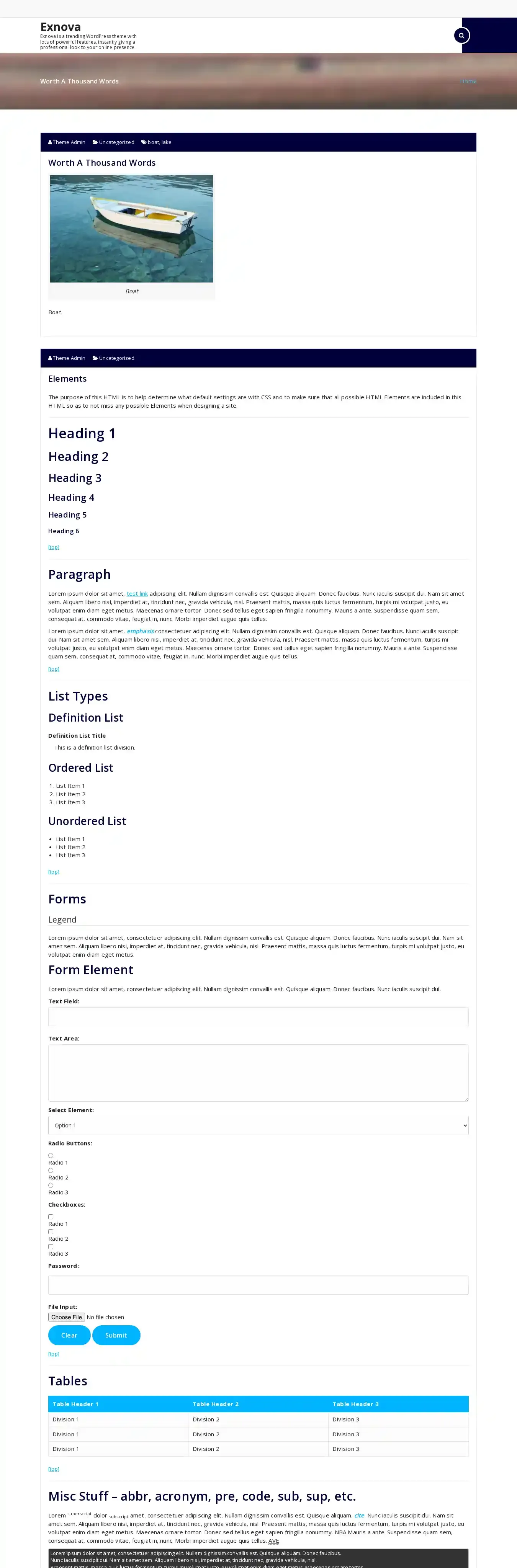 Exnova home page on desktop