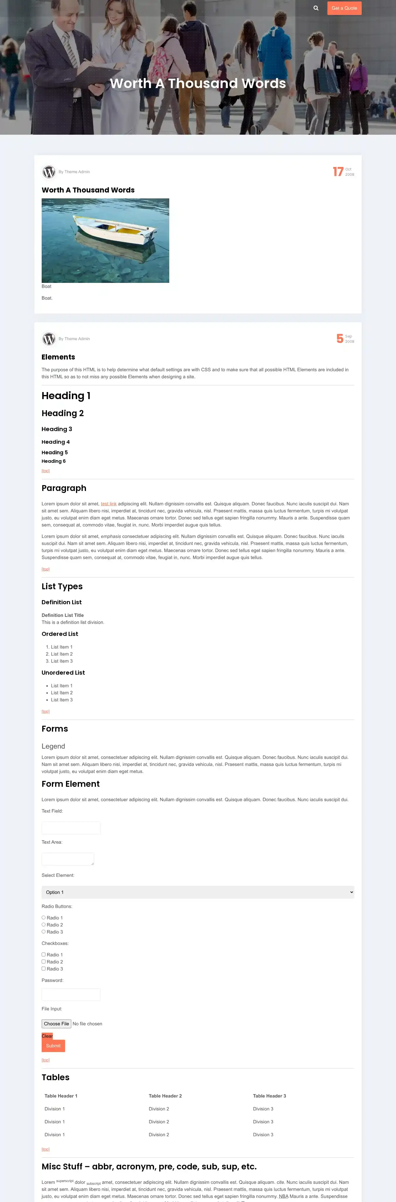 Finaco home page on desktop