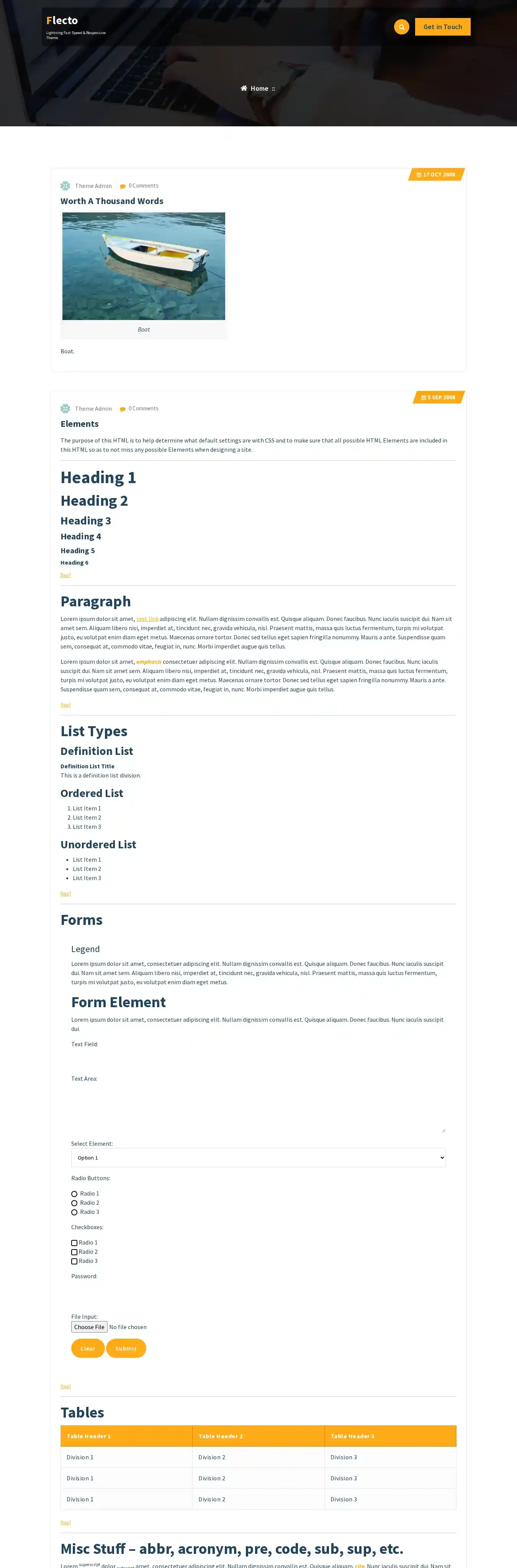 Flecto home page on desktop