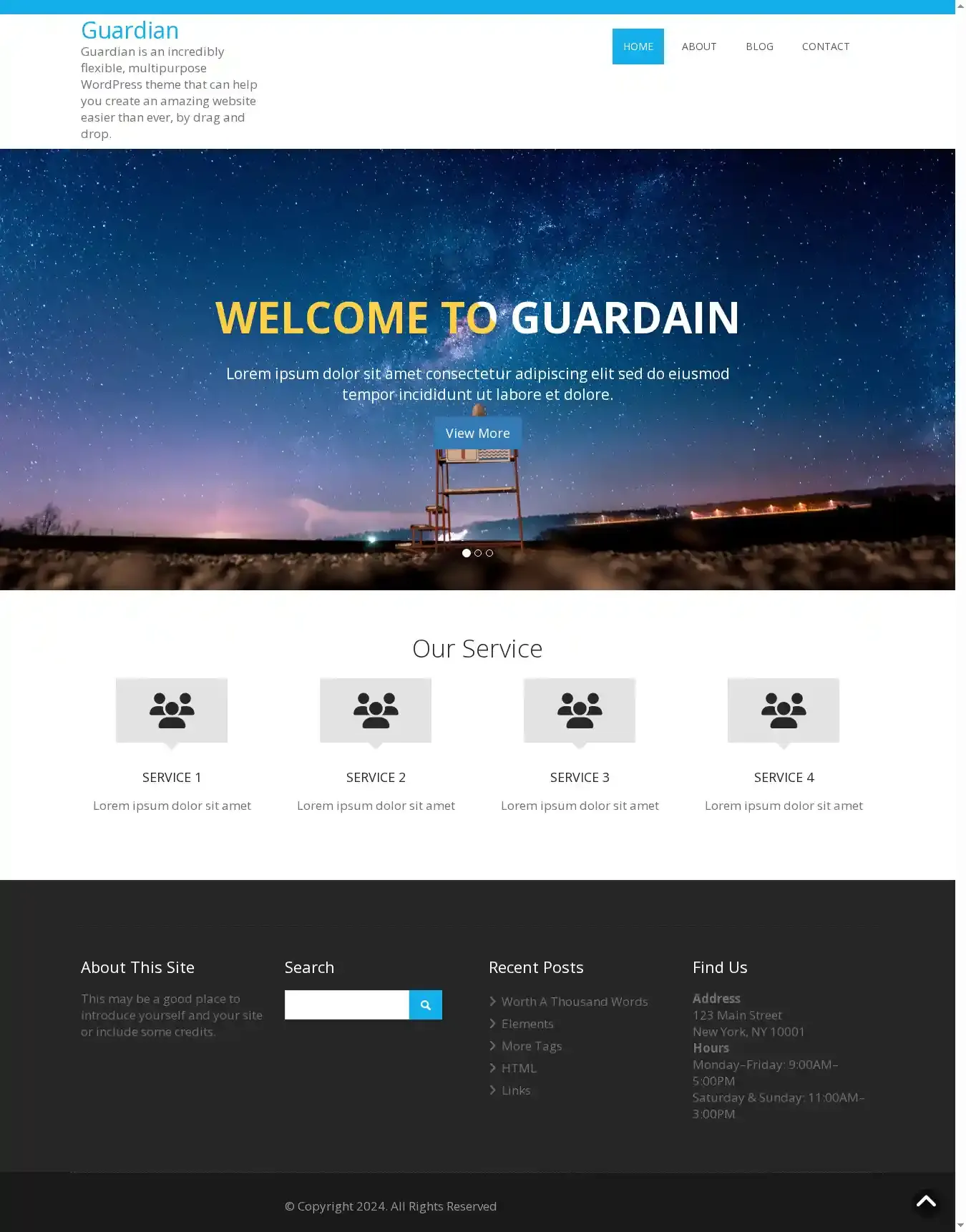 Guardian home page on desktop
