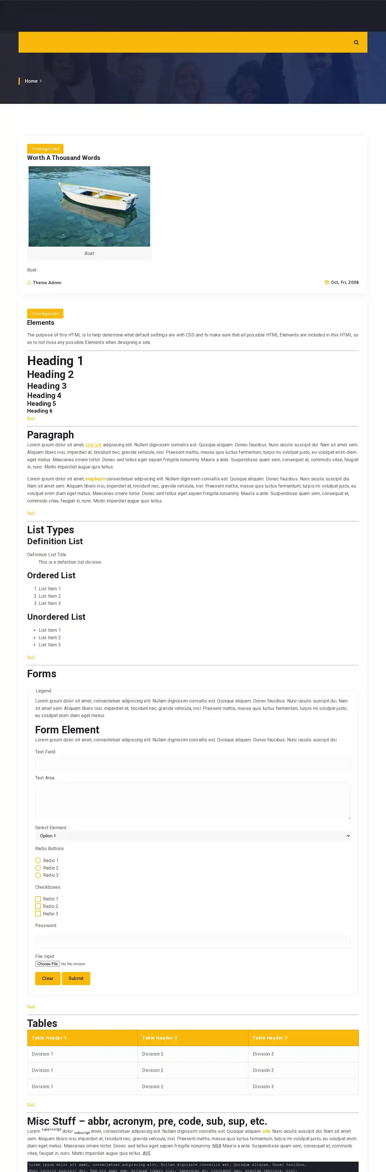 LazyPress home page on desktop
