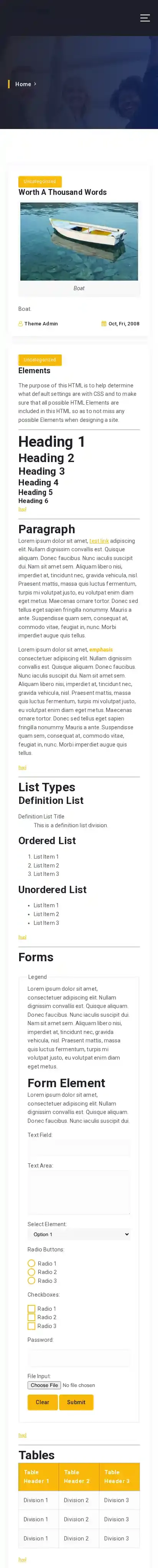 LazyPress home page on mobile