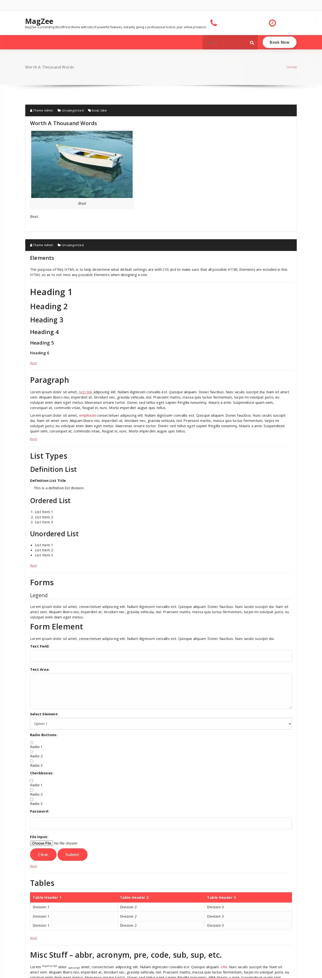 MagZee home page on desktop