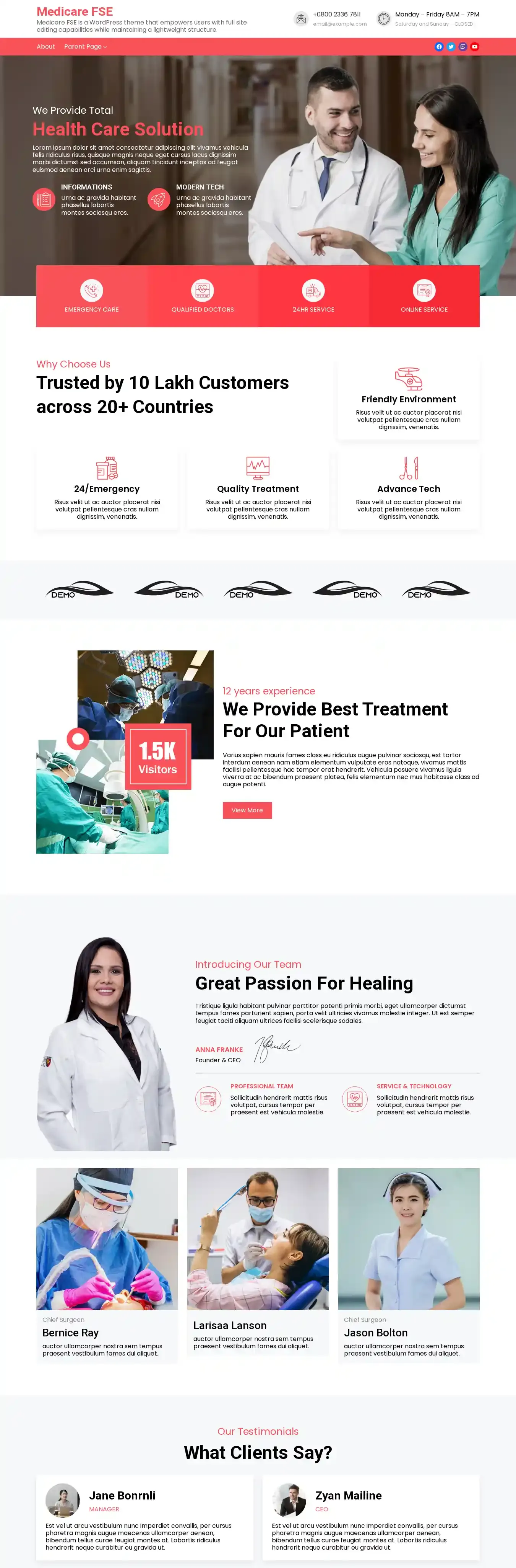 Medicare FSE home page on desktop