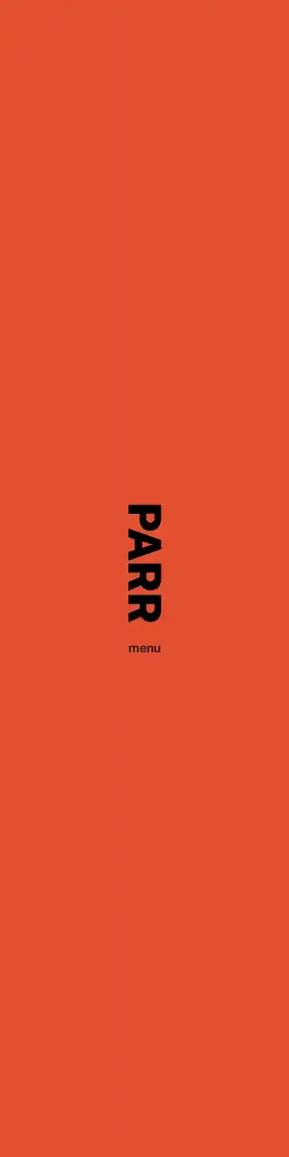 Parr home page on mobile