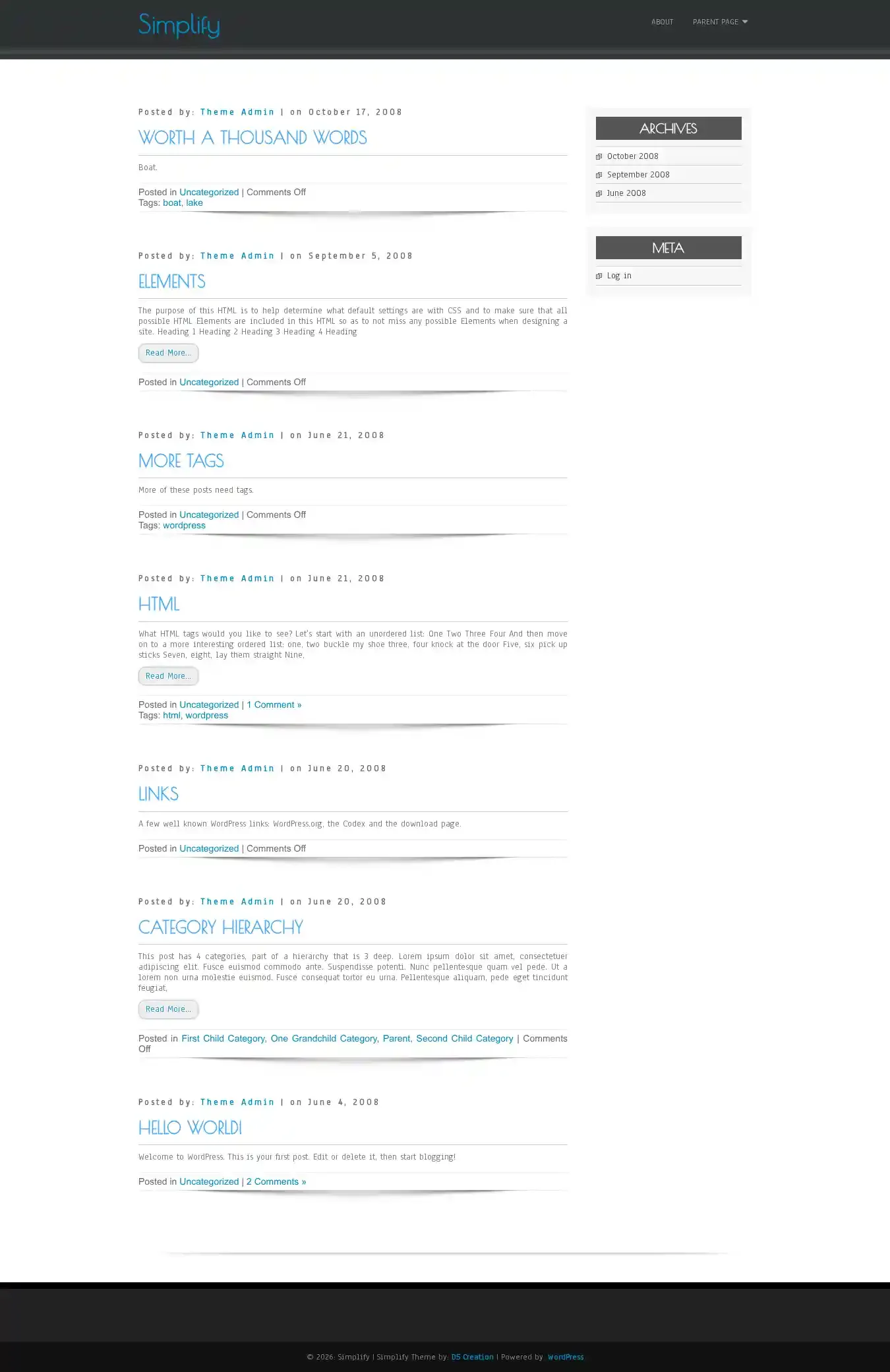Simplify home page on desktop