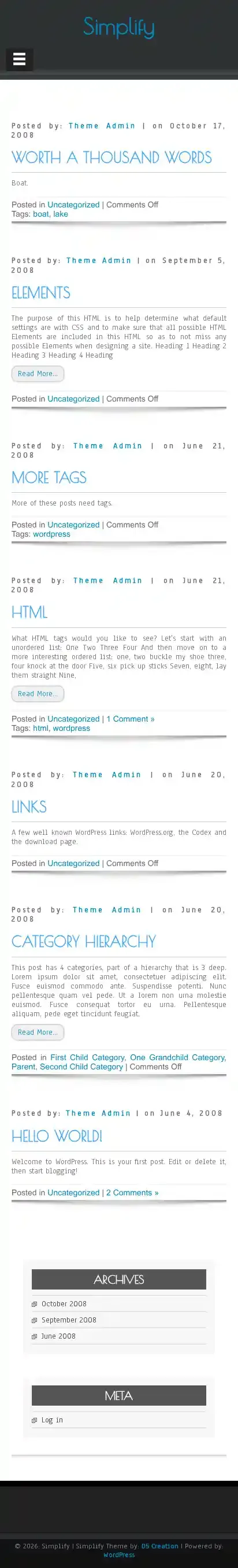 Simplify home page on mobile