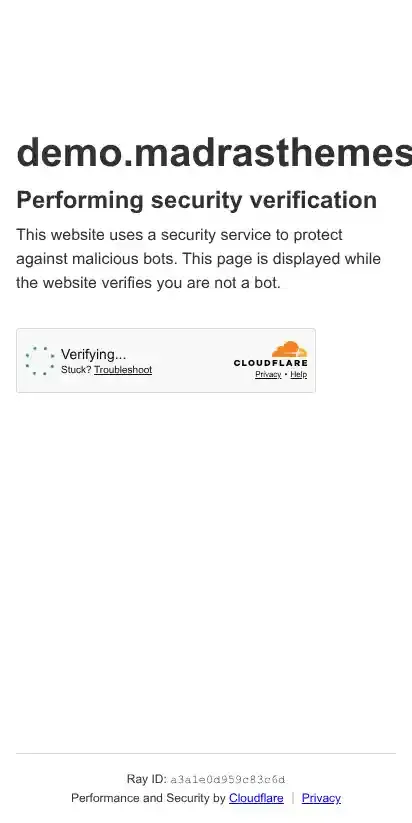 Cartzilla home page on mobile