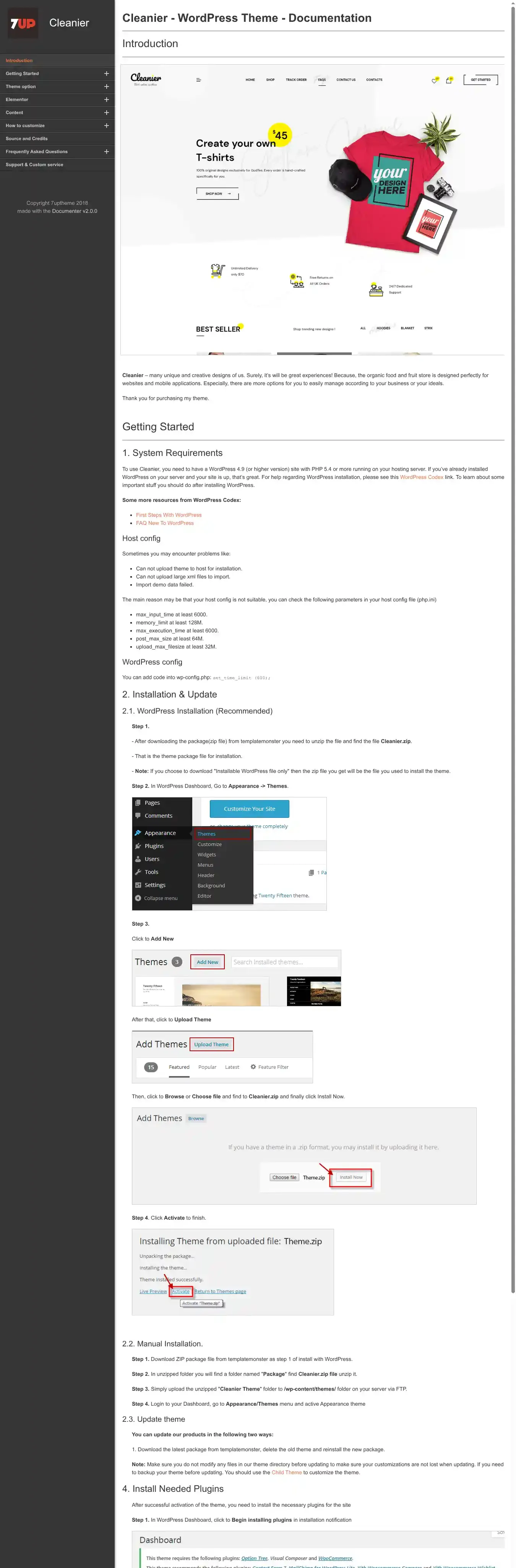 Cleanier home page on desktop