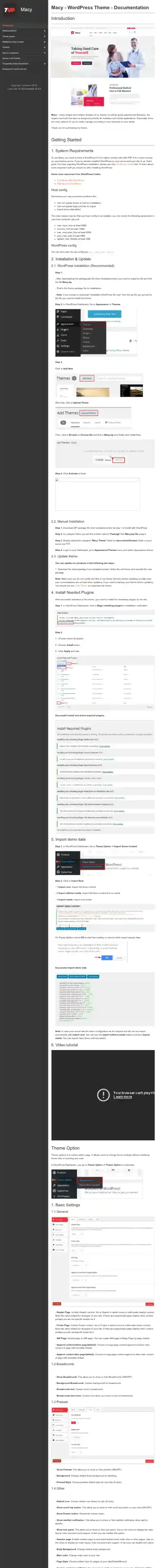 Macy Medicine home page on mobile