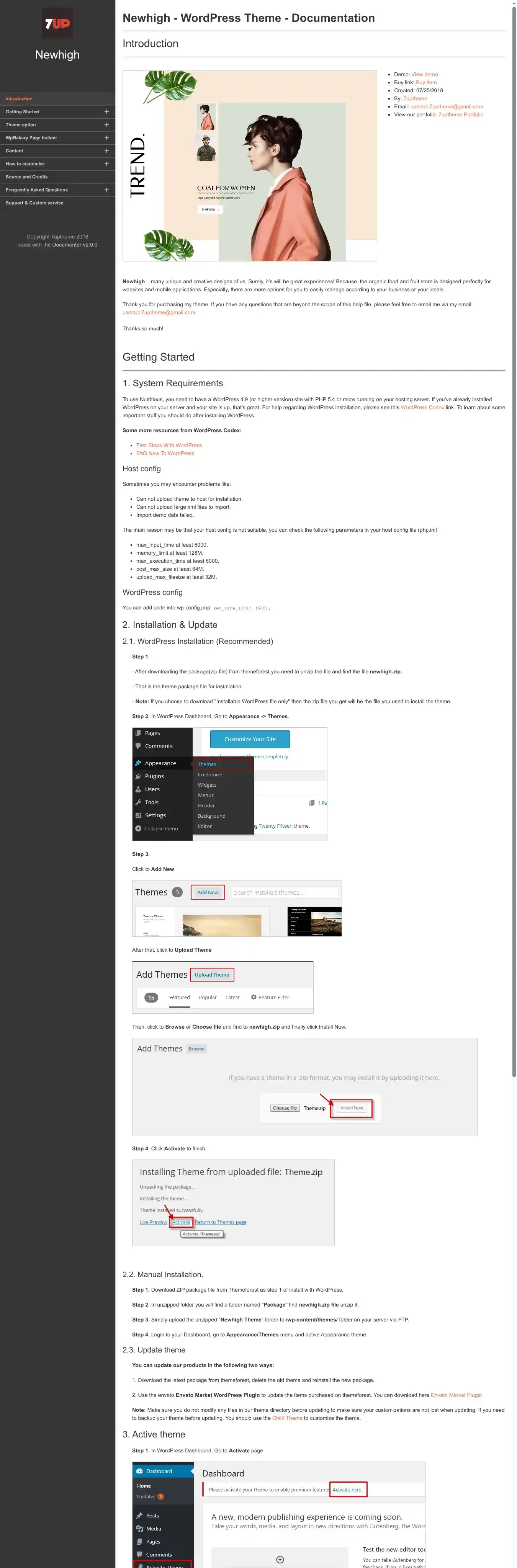 New-High Fashion WooCommerce home page on desktop