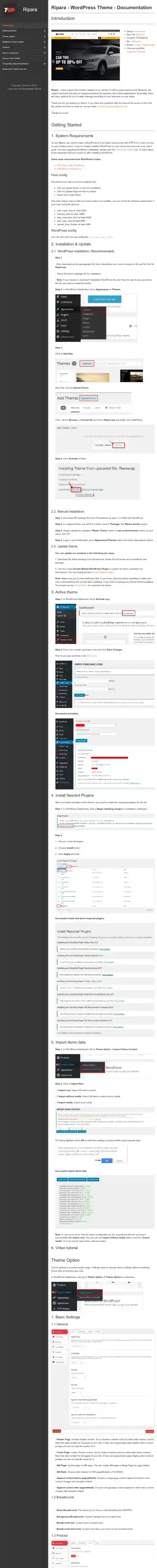 Ripara home page on mobile