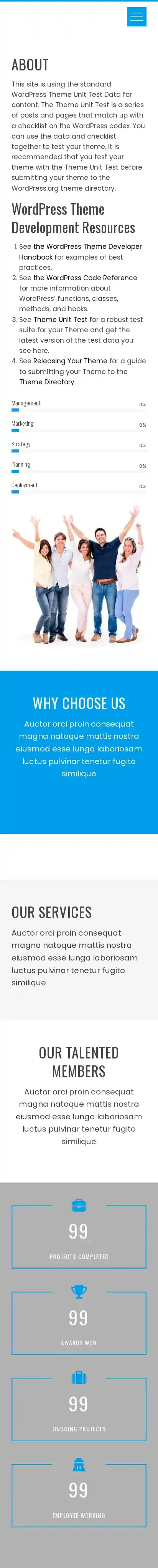 Total home page on mobile