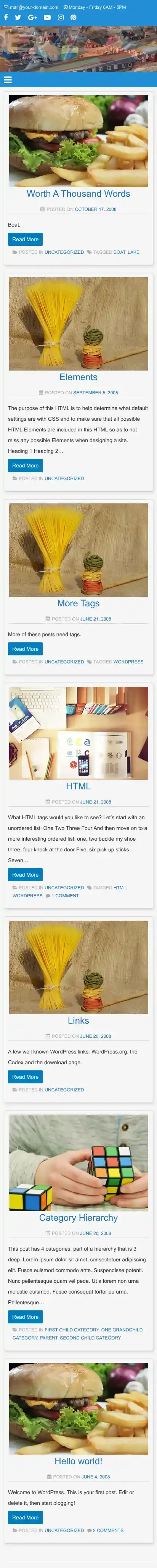 Zoom Lite home page on mobile